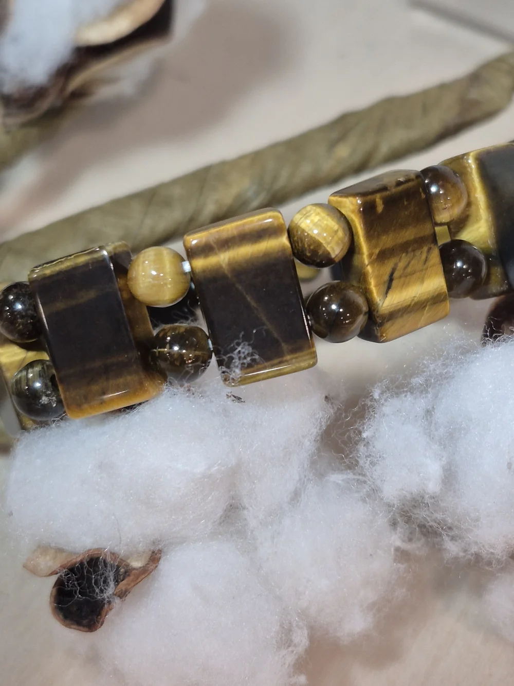 🤎🤎NEW🤎🤎 PRETTY!! Natural Stone TIGERS EYE Stretch Bracelet
